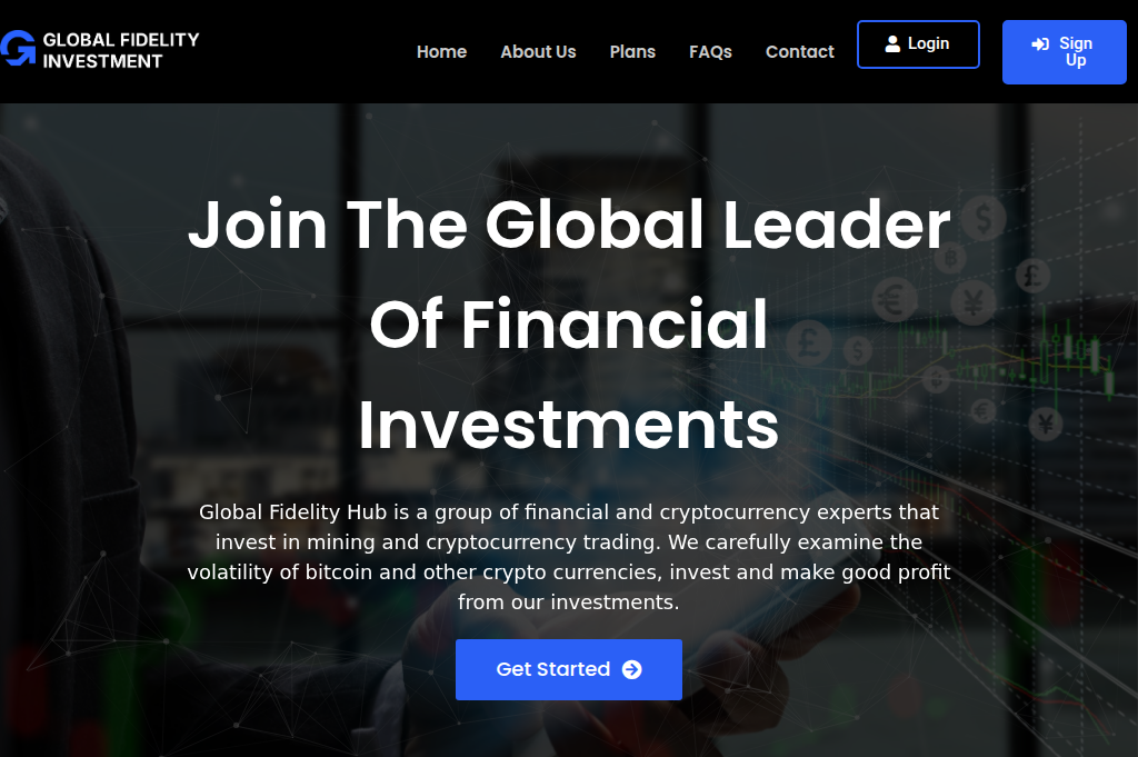 Screenshot of globalfidelityhub.com