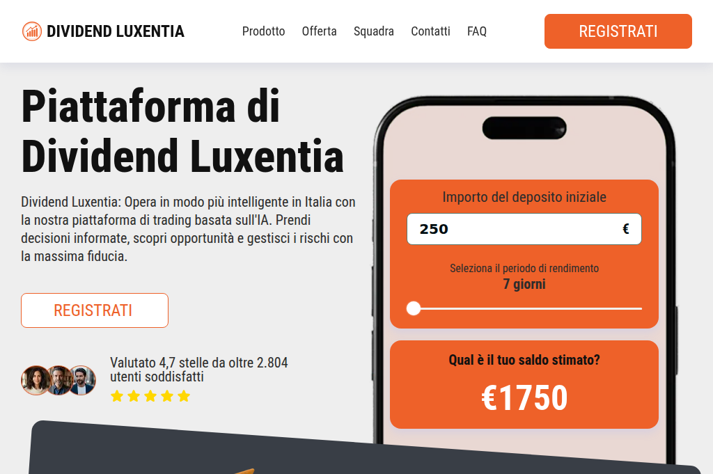 Screenshot of dividendluxentia.org