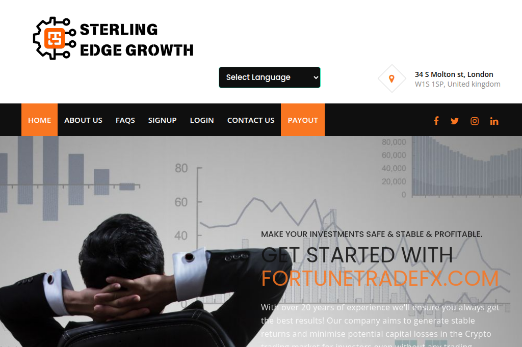 Screenshot of fortunetradefx.com