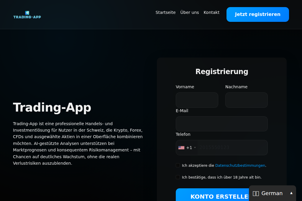 Screenshot of trading-app-ai.net
