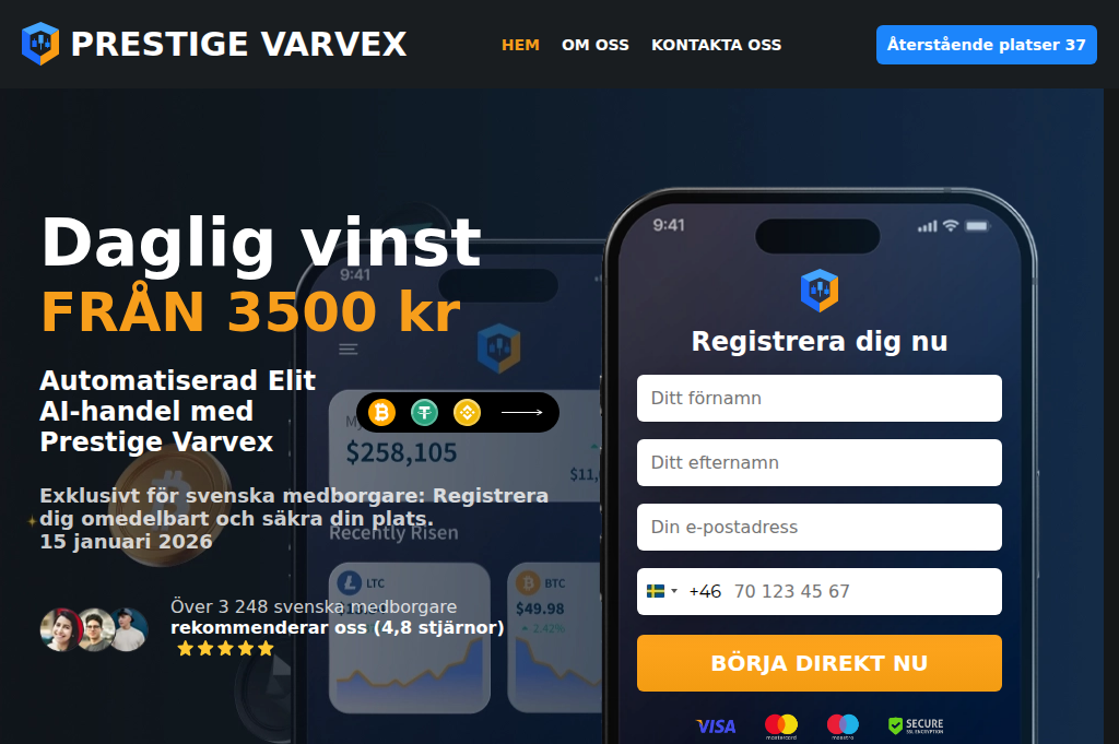 Screenshot of prestigevarvex-ai.com
