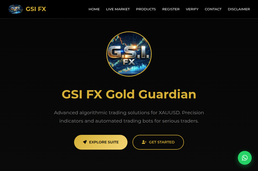 Screenshot of gsifx.co.za