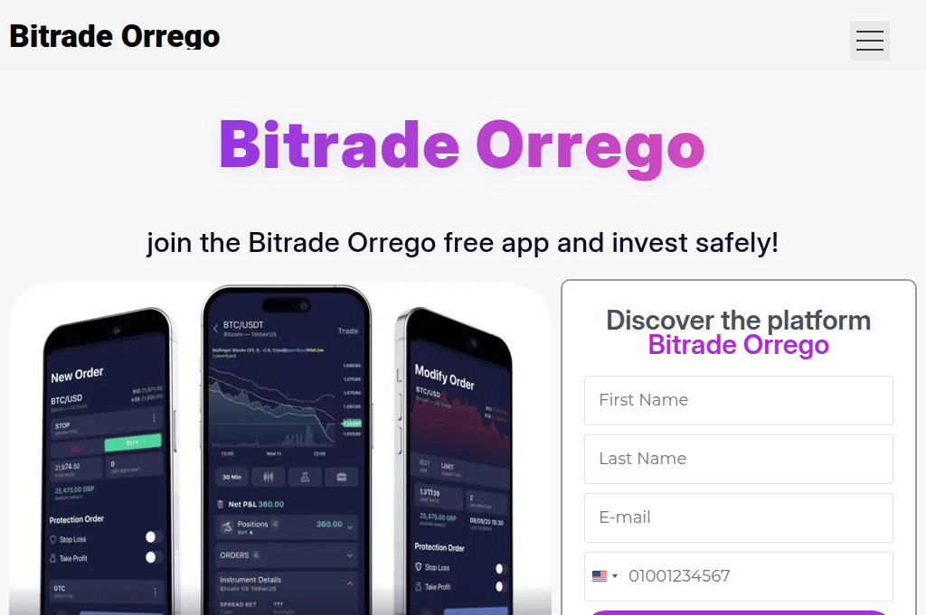 Screenshot of bitradeorregoapp.com