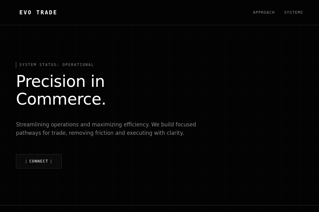 Screenshot of evo-trade.de