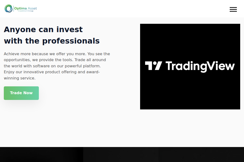 Screenshot of optimaasset.ai