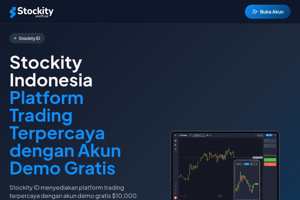 Screenshot of stockity.ai.in