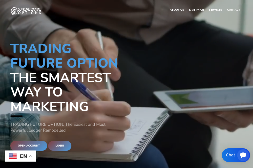 Screenshot of supremecapitaloptions.online