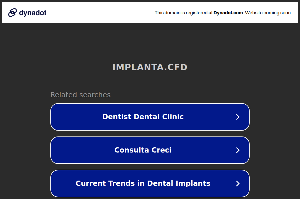 Screenshot of implanta.cfd