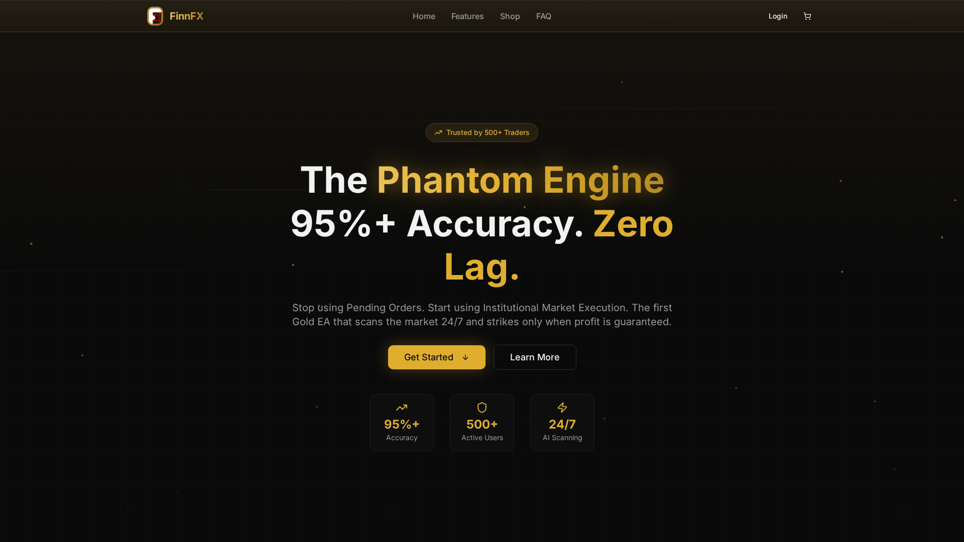 Screenshot of finnfxtrade.com