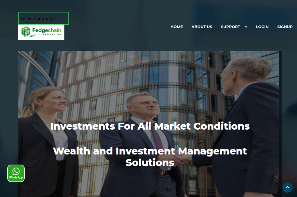 Screenshot of fedgechaincorporation.com