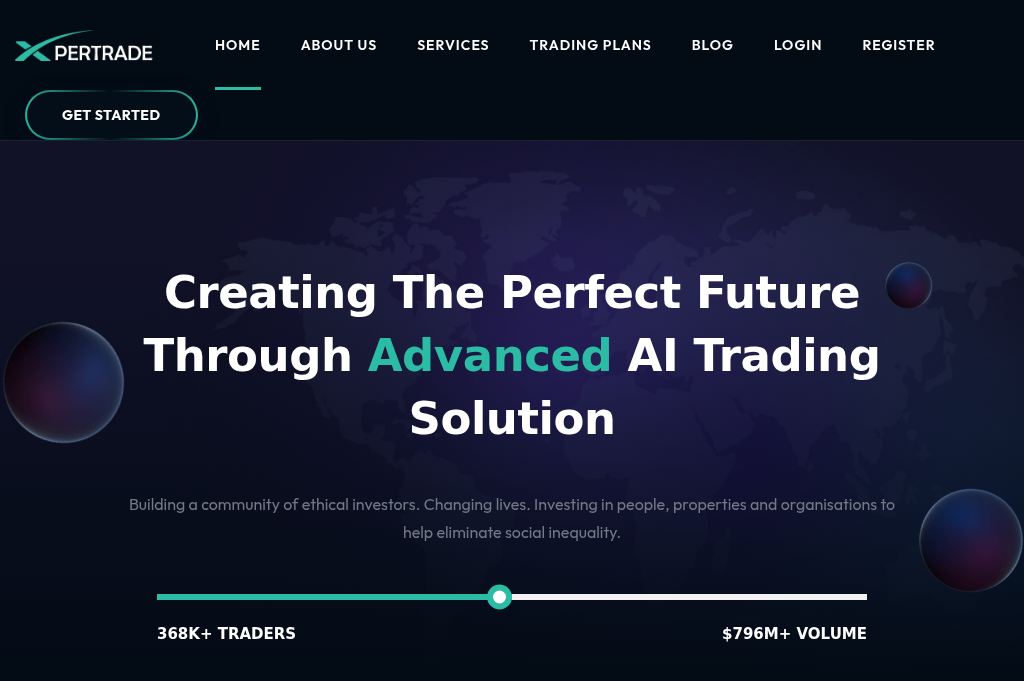 Screenshot of xpertradex.org