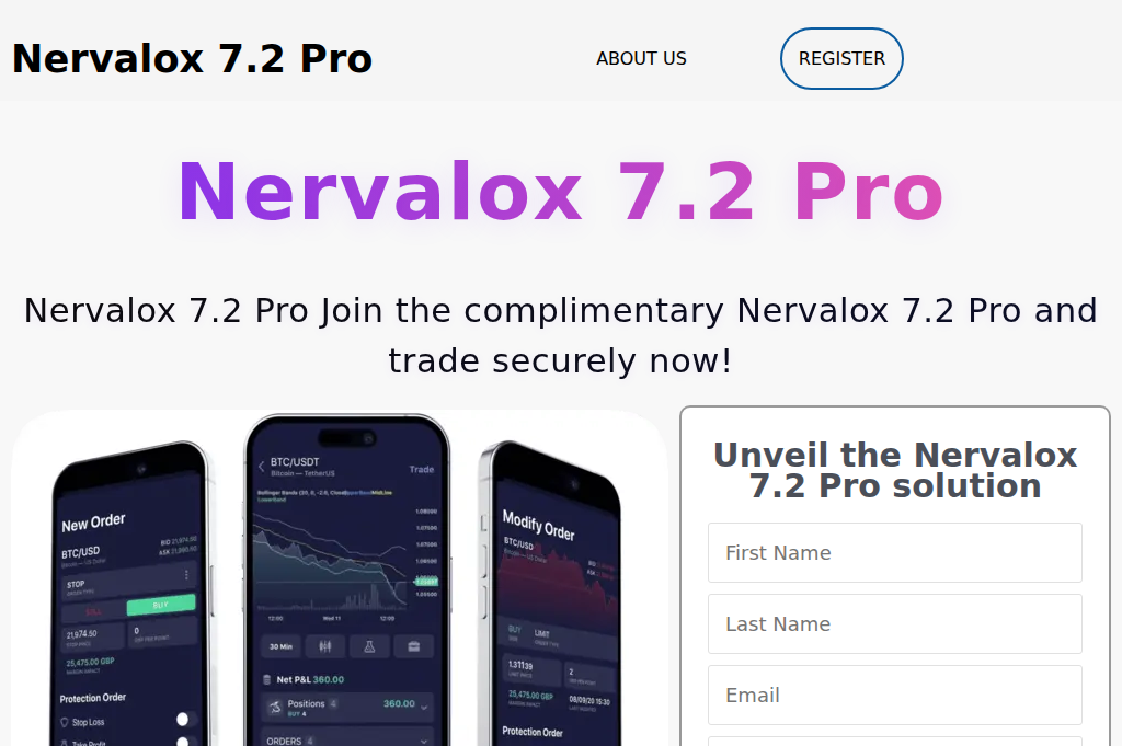 Screenshot of nervaloxpro.com