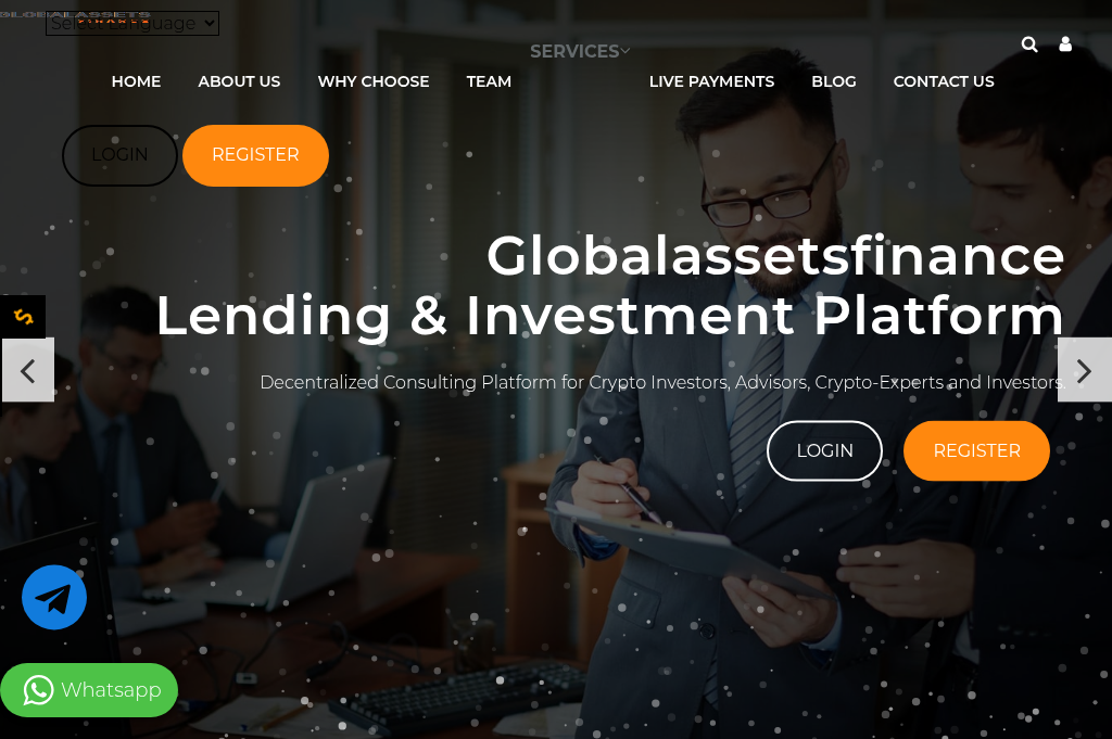 Screenshot of globalasetfinance.online
