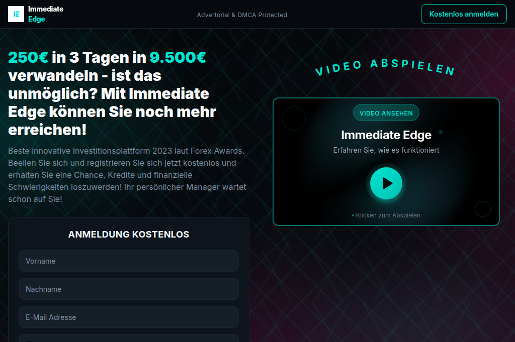 Screenshot of investieren-mit-immediate-edge.online