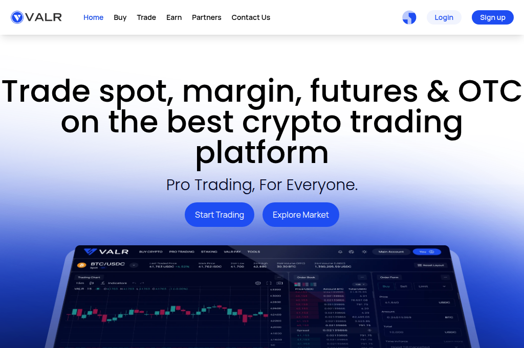 Screenshot of valrworldmarkets.com