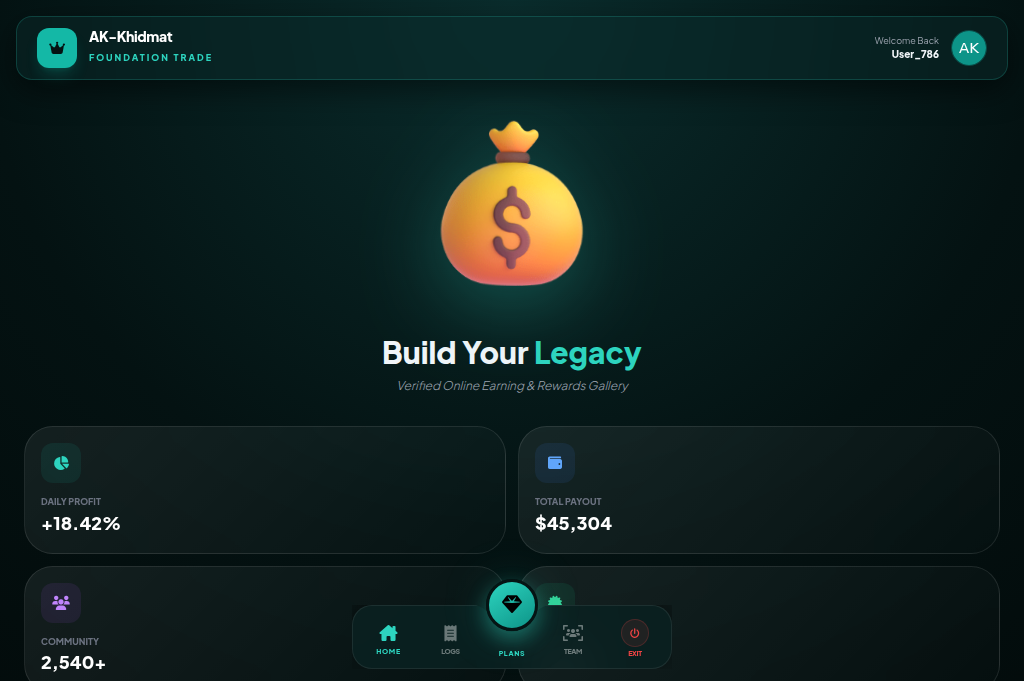 Screenshot of al-khidmat-foundation-trade.com