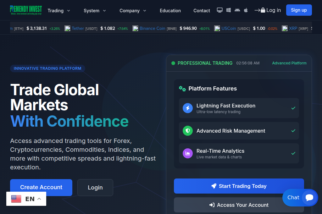 Screenshot of dynamicpipstrade.com