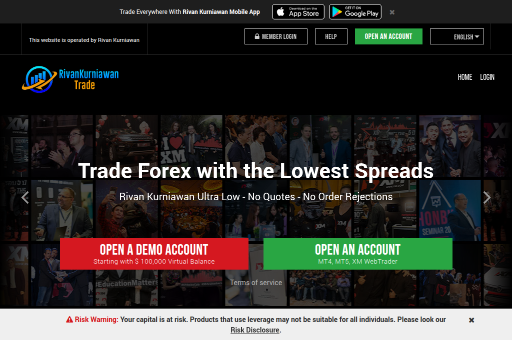 Screenshot of rivankurniawan-trader.online