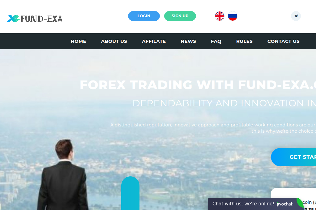 Screenshot of fund-exa.online