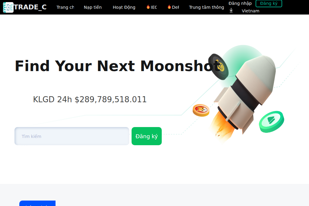 Screenshot of trade-cex.com