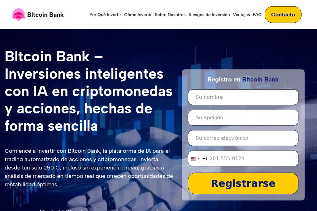 Screenshot of bltcoinbank.net