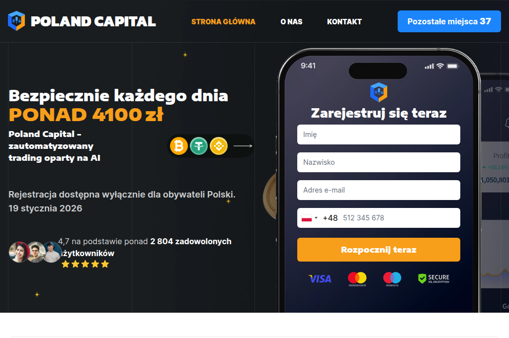 Screenshot of polandcapital.net