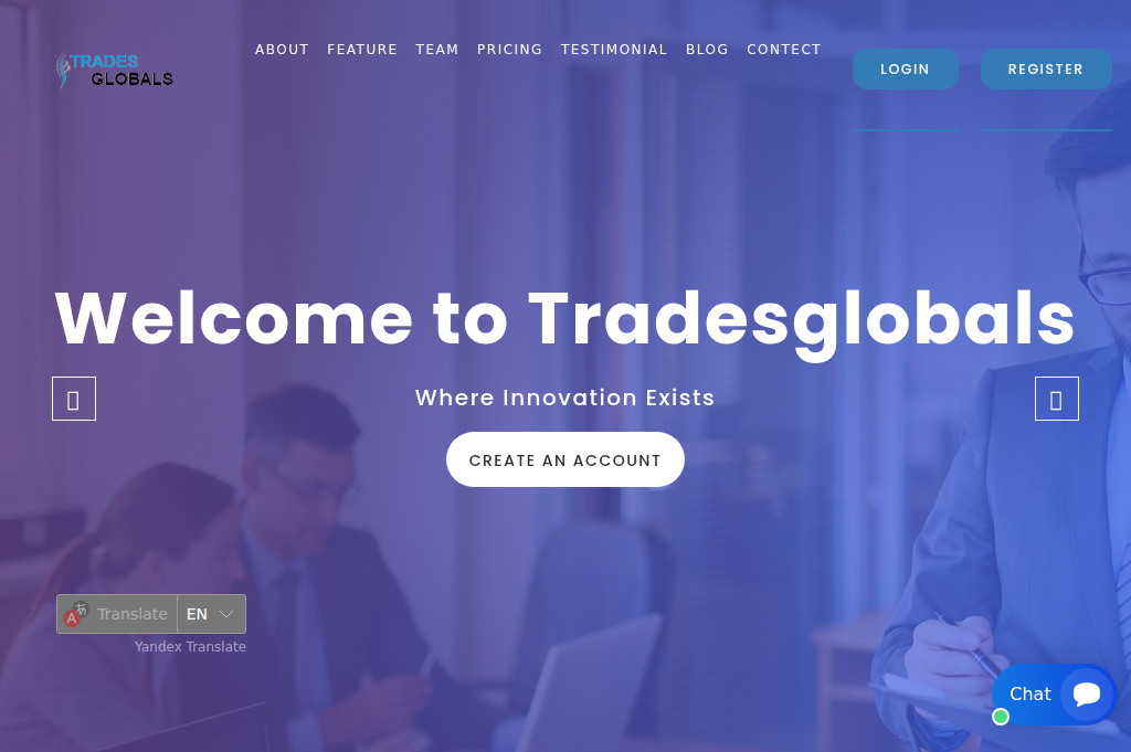 Screenshot of tradexglobals.online