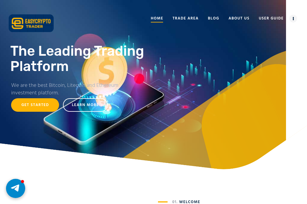 Screenshot of easycryptostraders.com