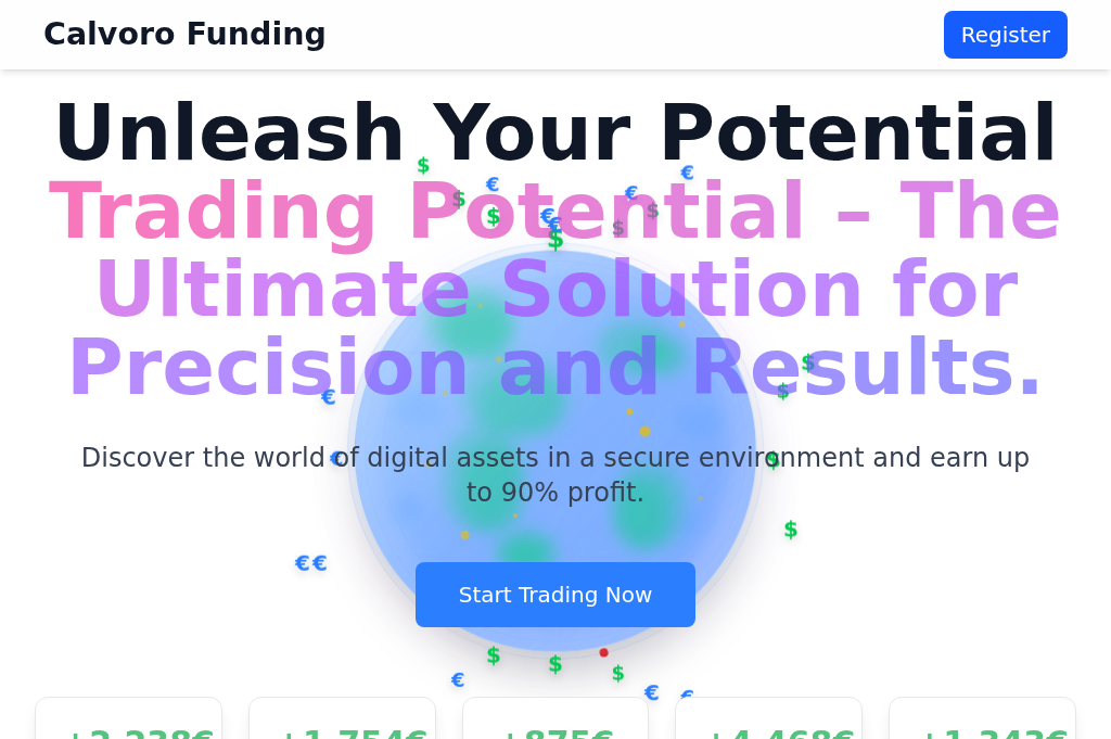 Screenshot of calvorofunding.net