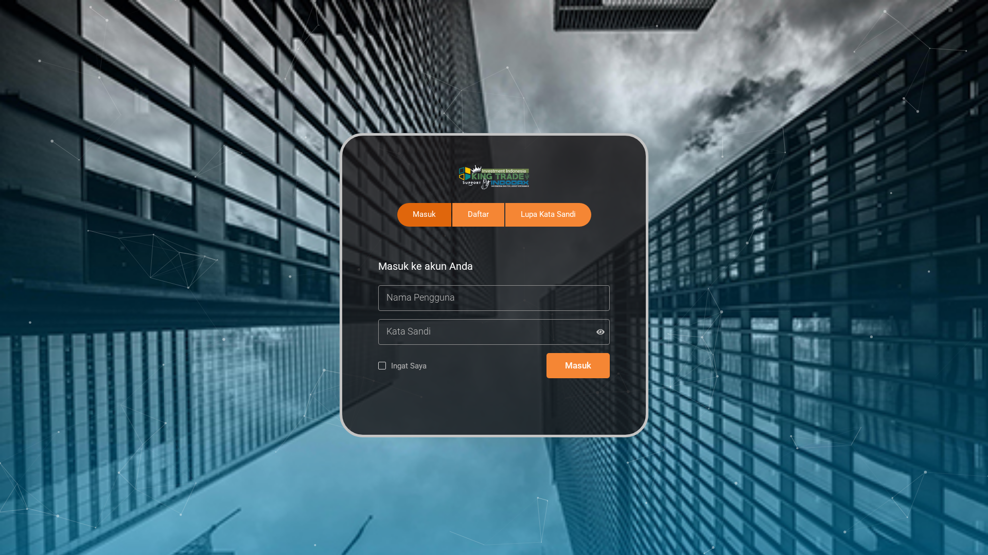 Screenshot of kingtraderindonesia.com