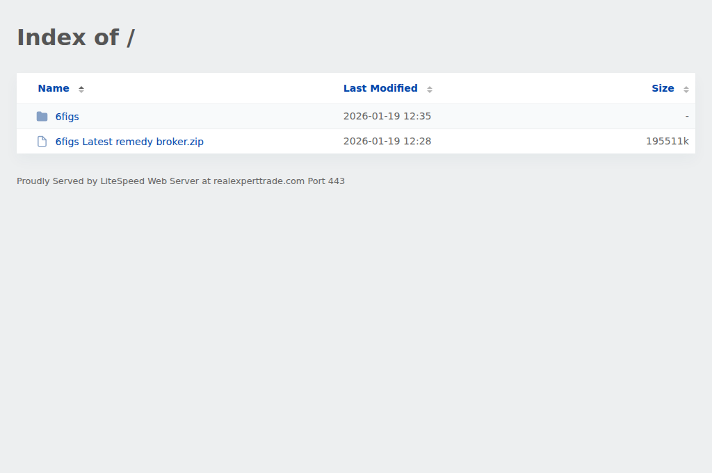 Screenshot of realexperttrade.com