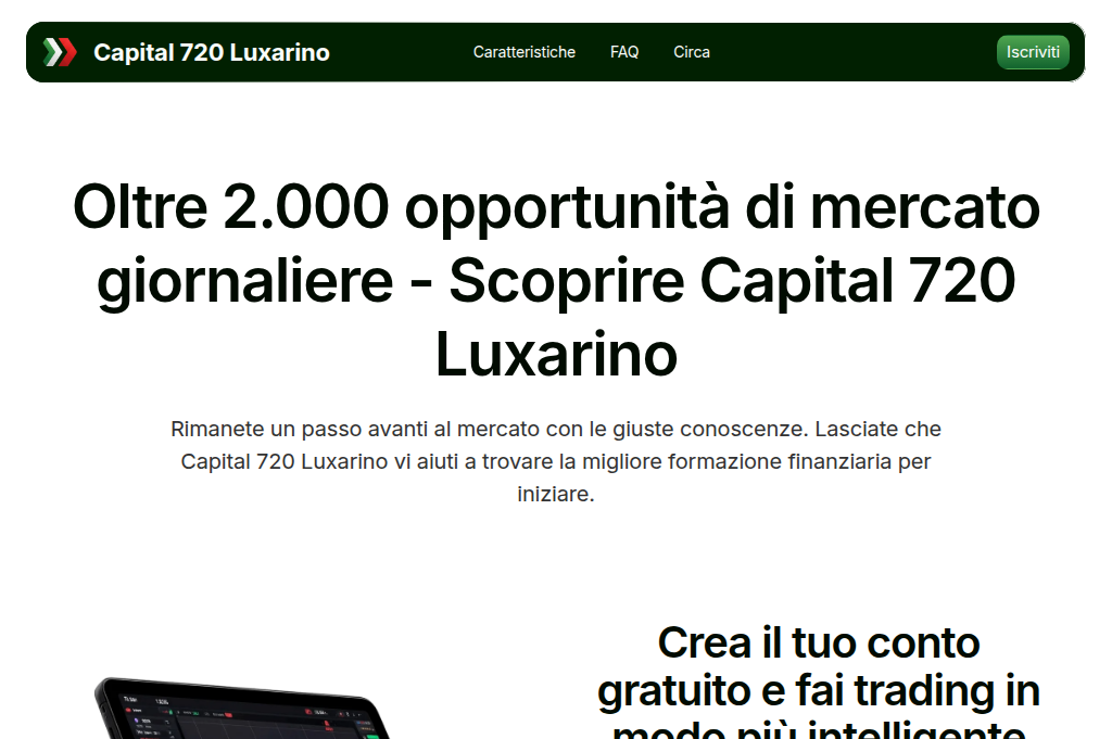 Screenshot of capitalluxarino720.it