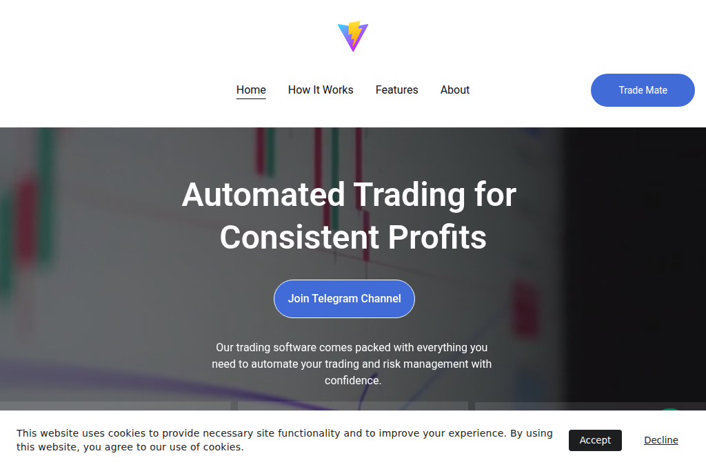 Screenshot of trademate.cloud