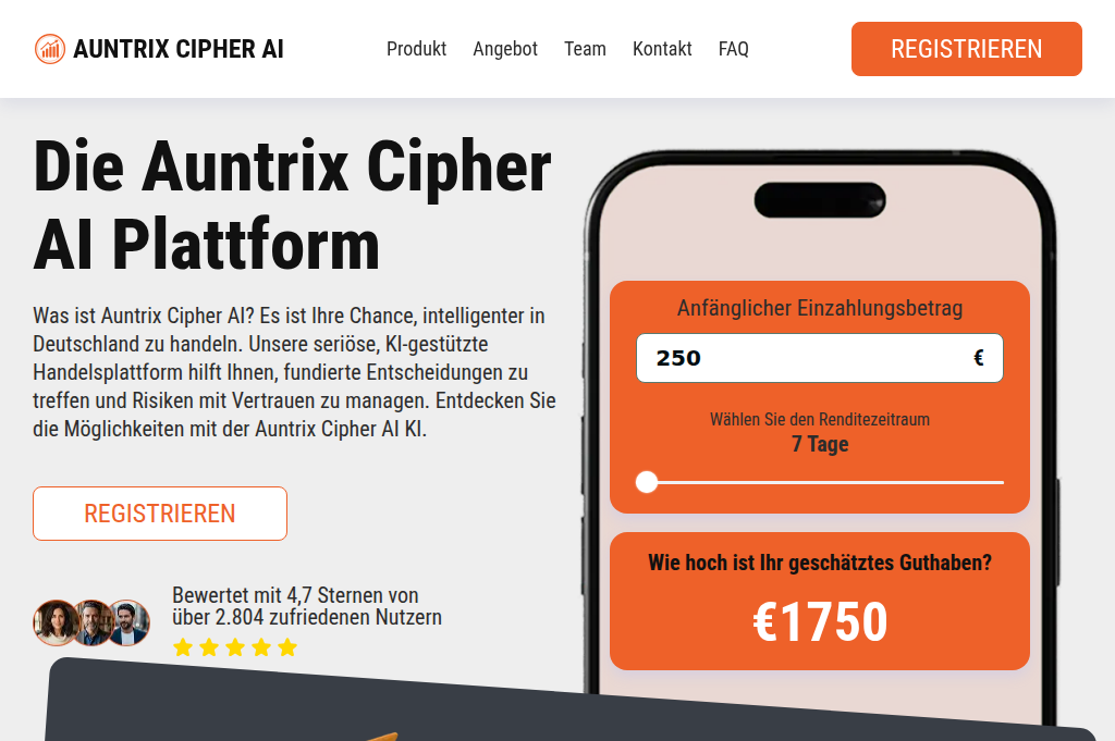 Screenshot of auntrix-cipher-ai.org