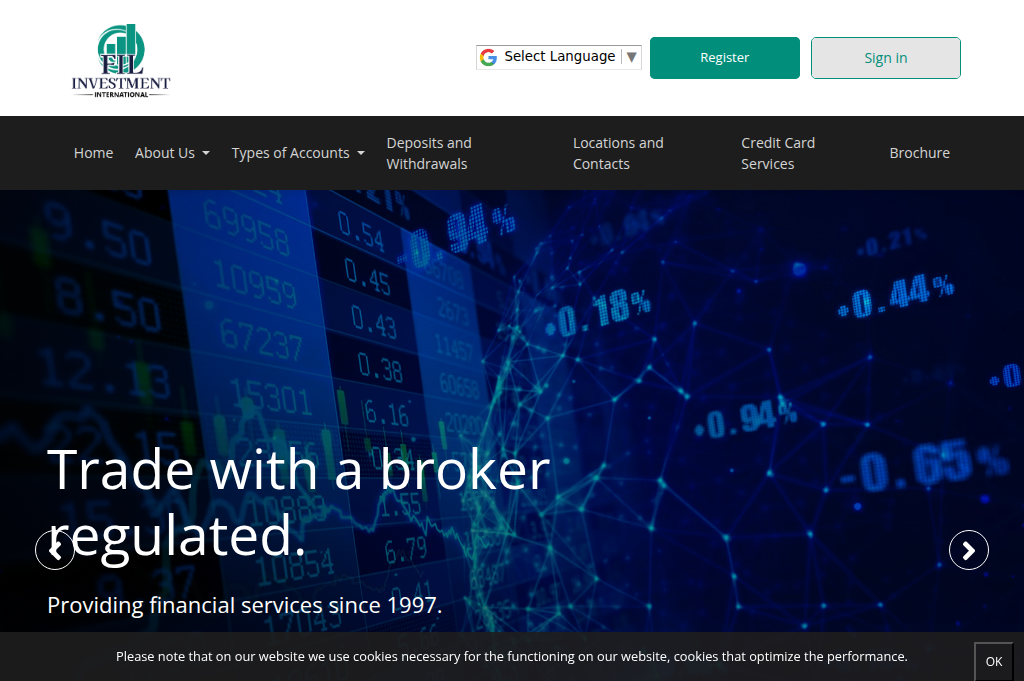 Screenshot of filinvestmentsinternational.com