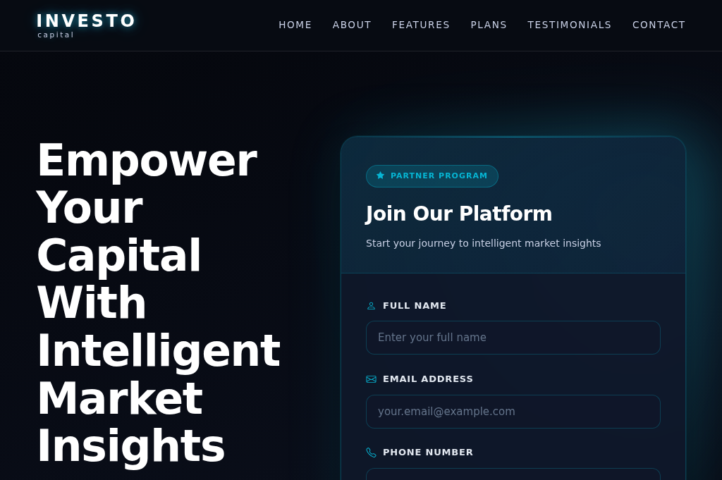 Screenshot of investohq.com