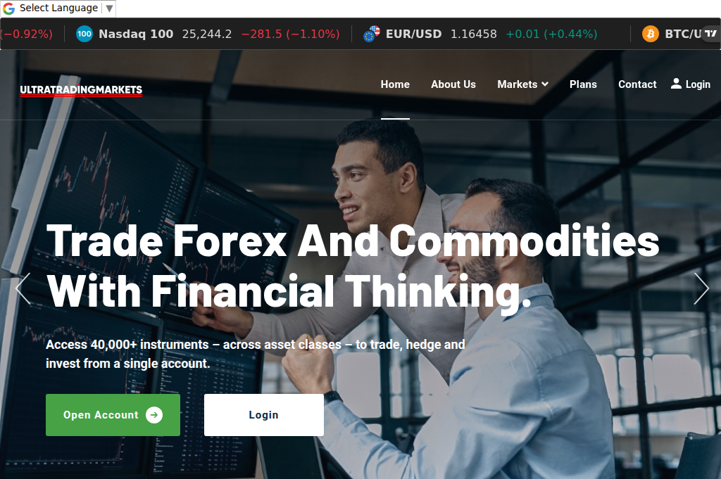 Screenshot of bitinvapex.com