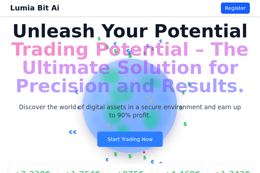 Screenshot of lumia-bit-ai.com