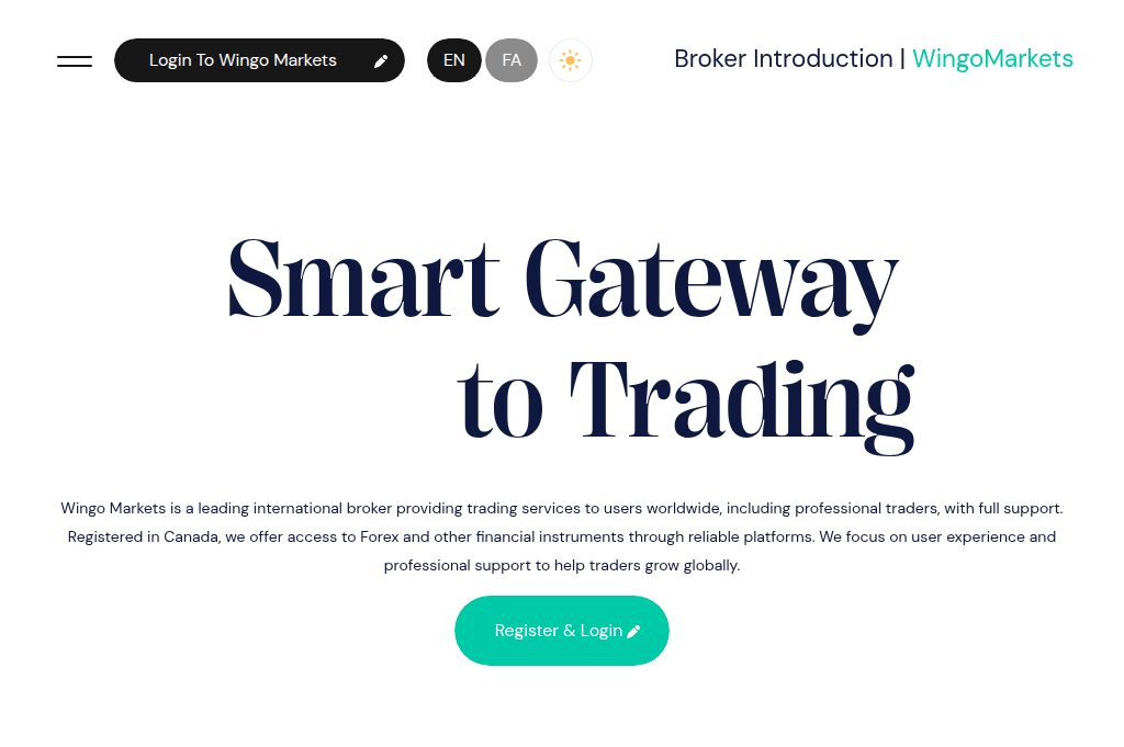 Screenshot of wingomarketsbroker.com