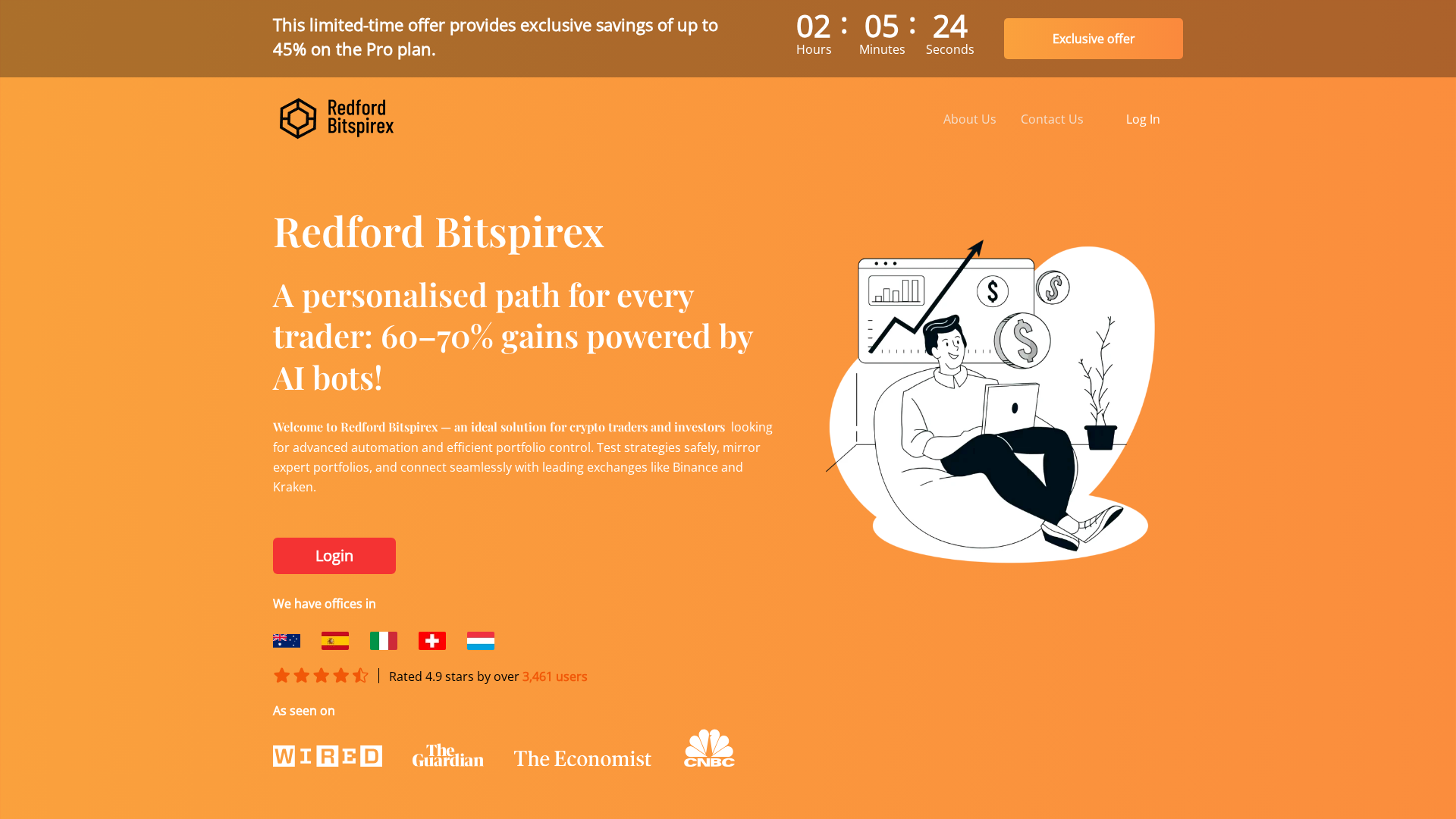 Screenshot of redfordbitspirex-ai.net