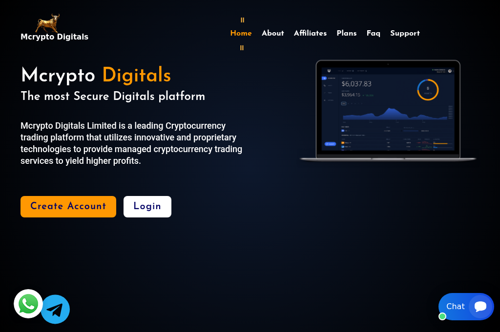 Screenshot of mcrypto-digitals.online