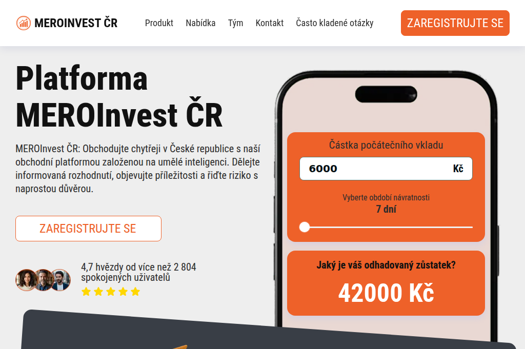 Screenshot of mero-invest-cr.net