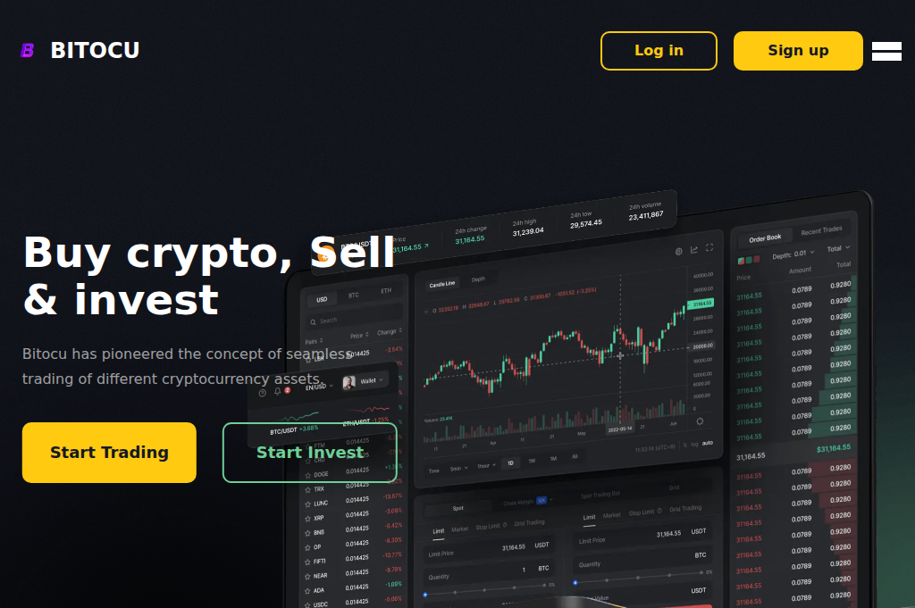 Screenshot of bitocu.com