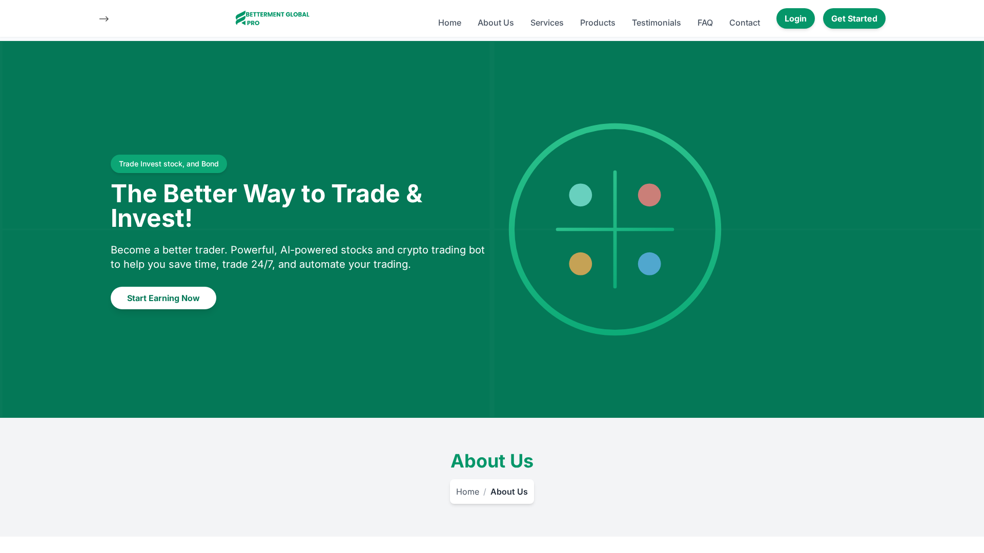 Screenshot of bettermentglobalpro.com