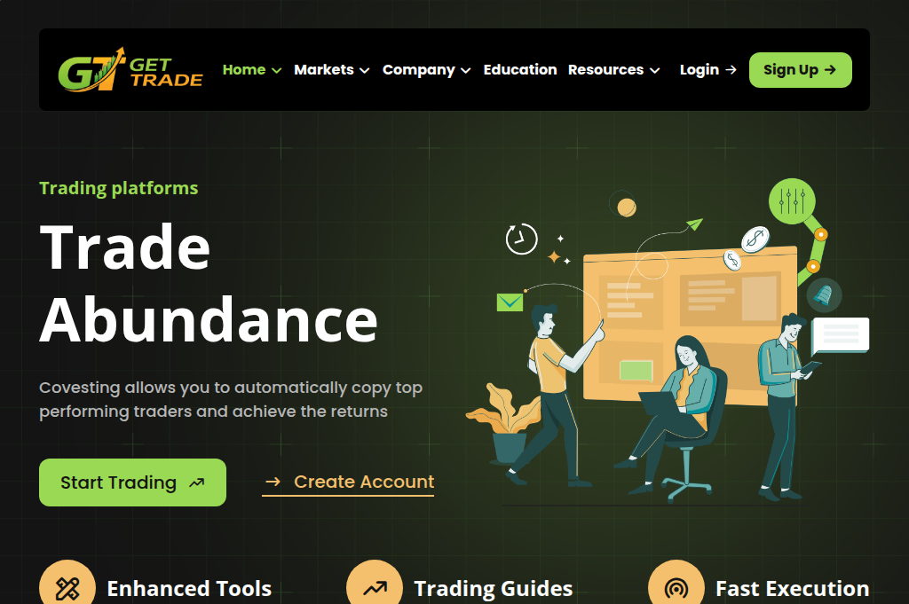 Screenshot of gettrade.site