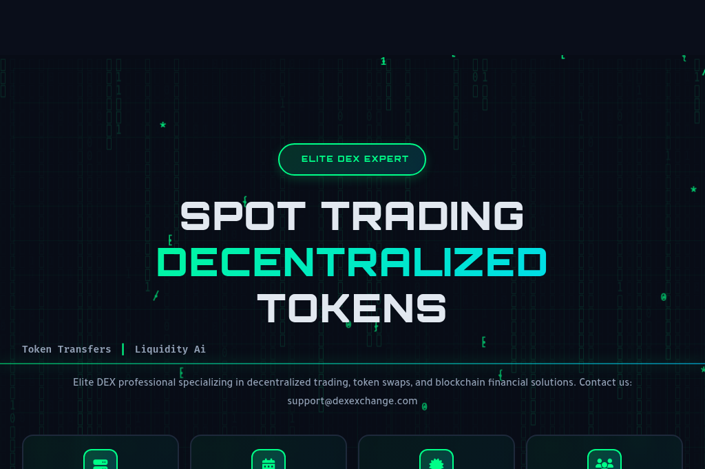 Screenshot of dexexchange.cloud