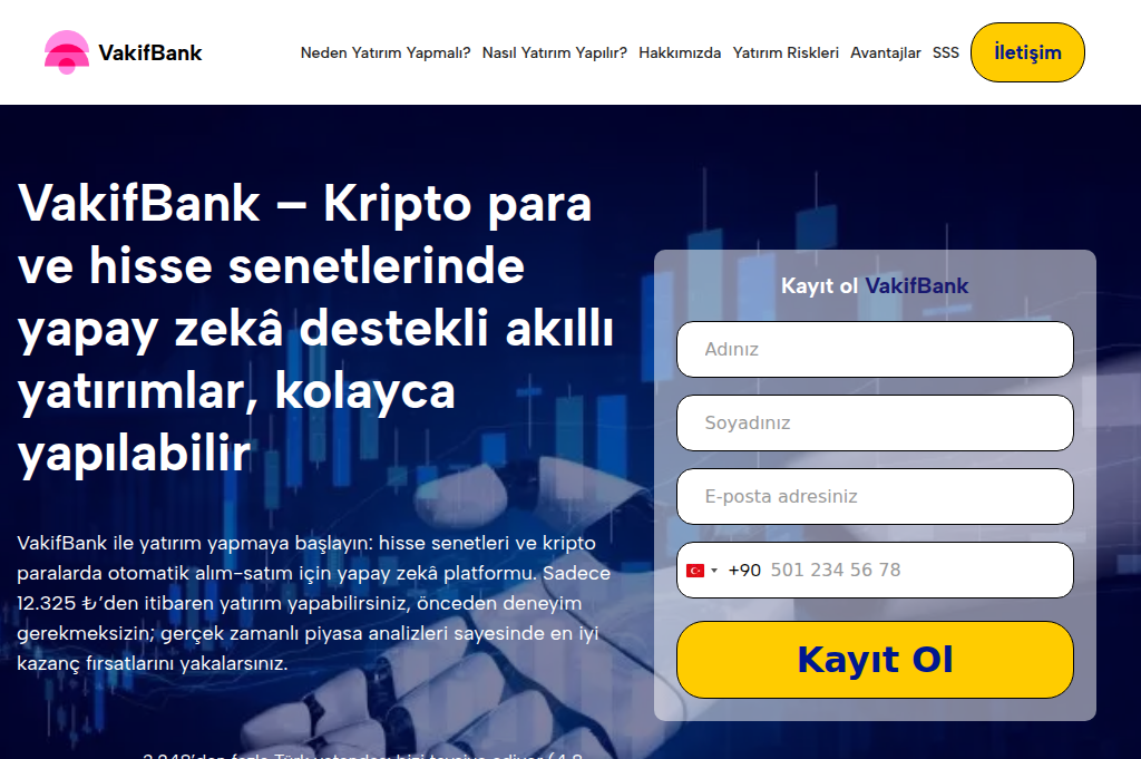 Screenshot of vakifbank-ai.com