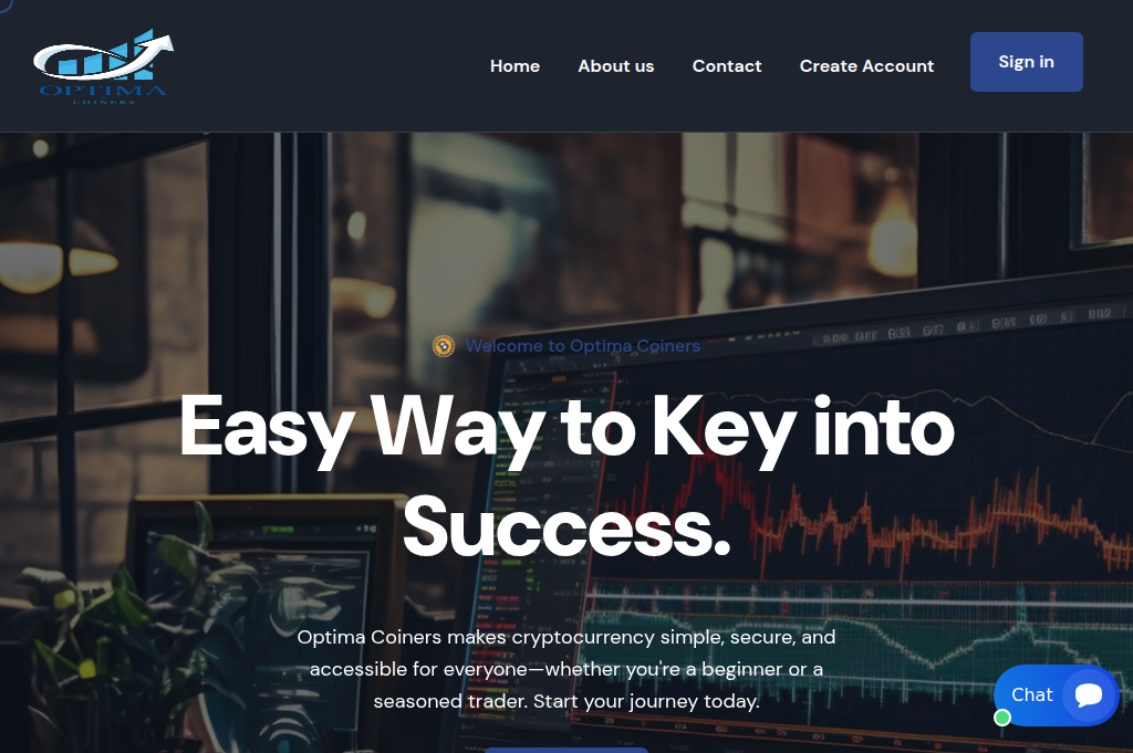 Screenshot of optimacoinerss.com
