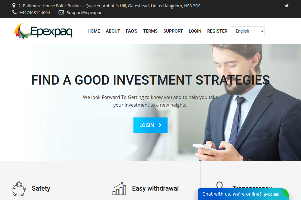 Screenshot of adexpaq.com