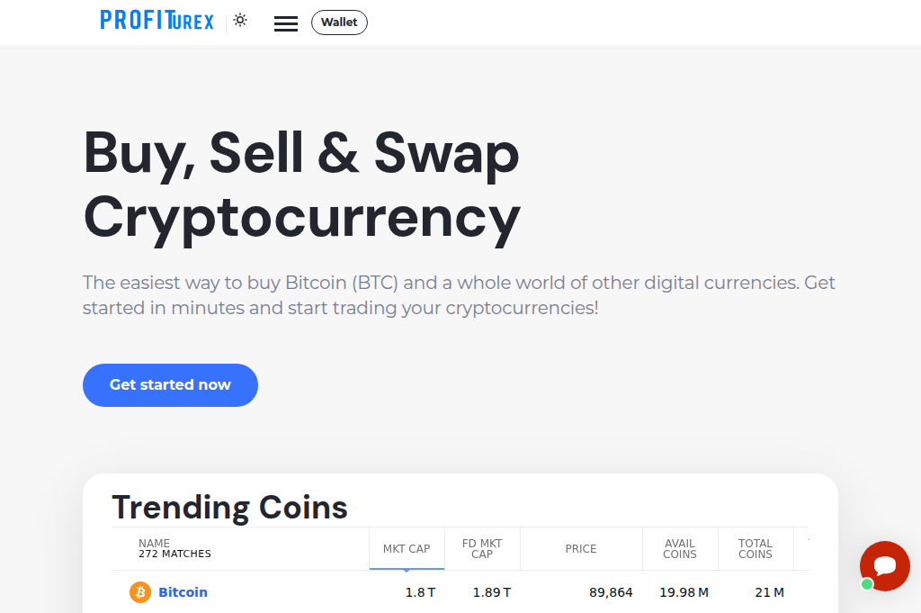 Screenshot of profiturex.top